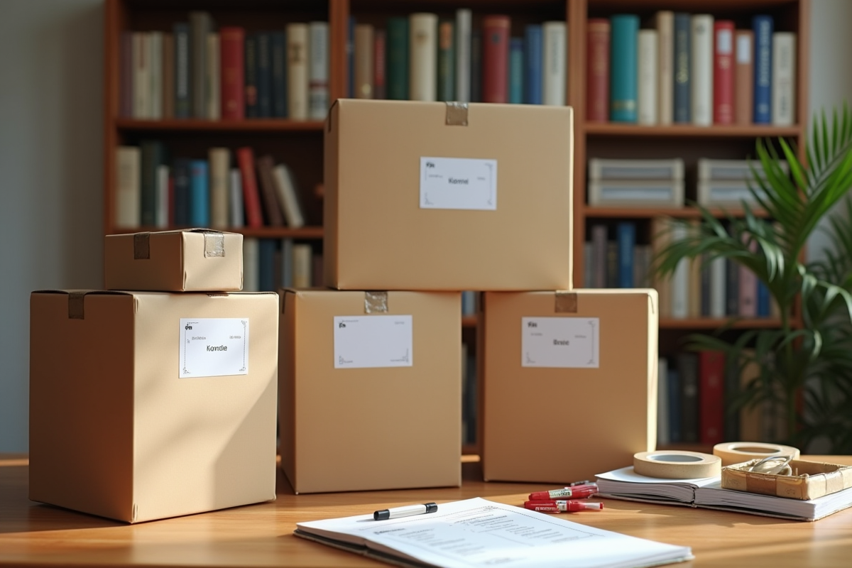 bibliothèque déménagement