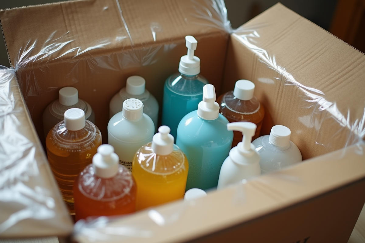 emballage liquides