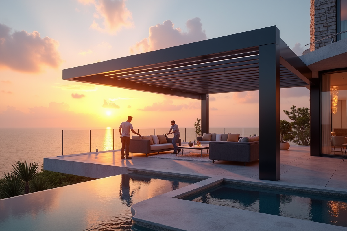 pergola terrasse